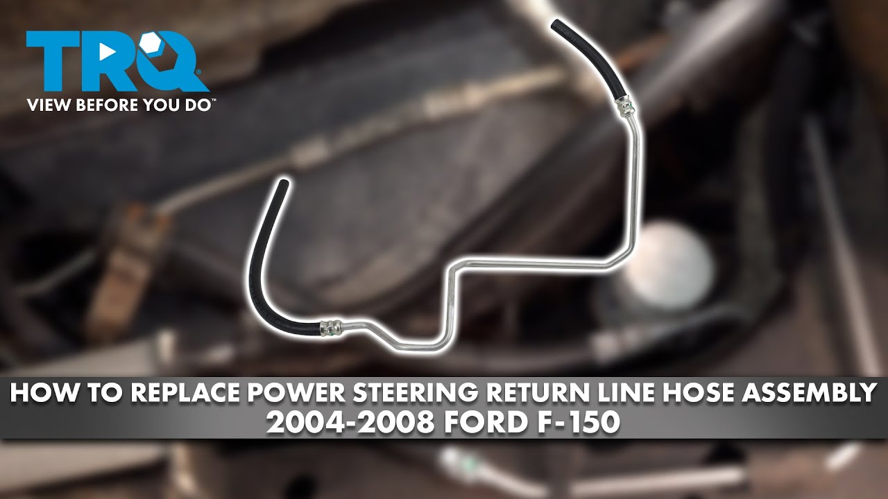 How to Replace Power Steering Return Line Hose Assembly 2004-2008 Ford F-150