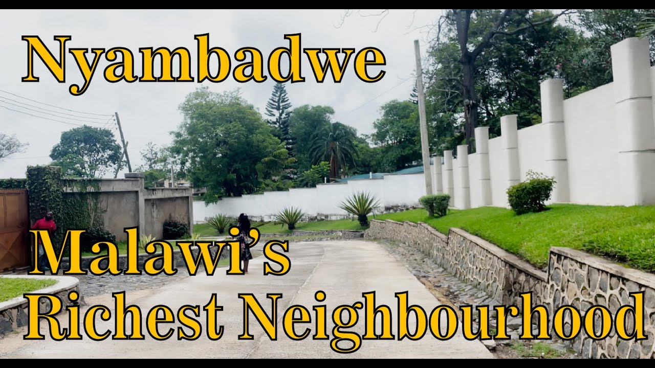 Nyambadwe Walking Tour 🇲🇼 | One of the Richest Residential Areas in Malawi
