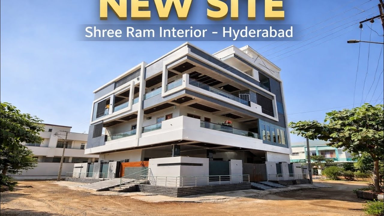 New Site | Modern Duplex Exterior | Shree Ram Interior Hyderabad