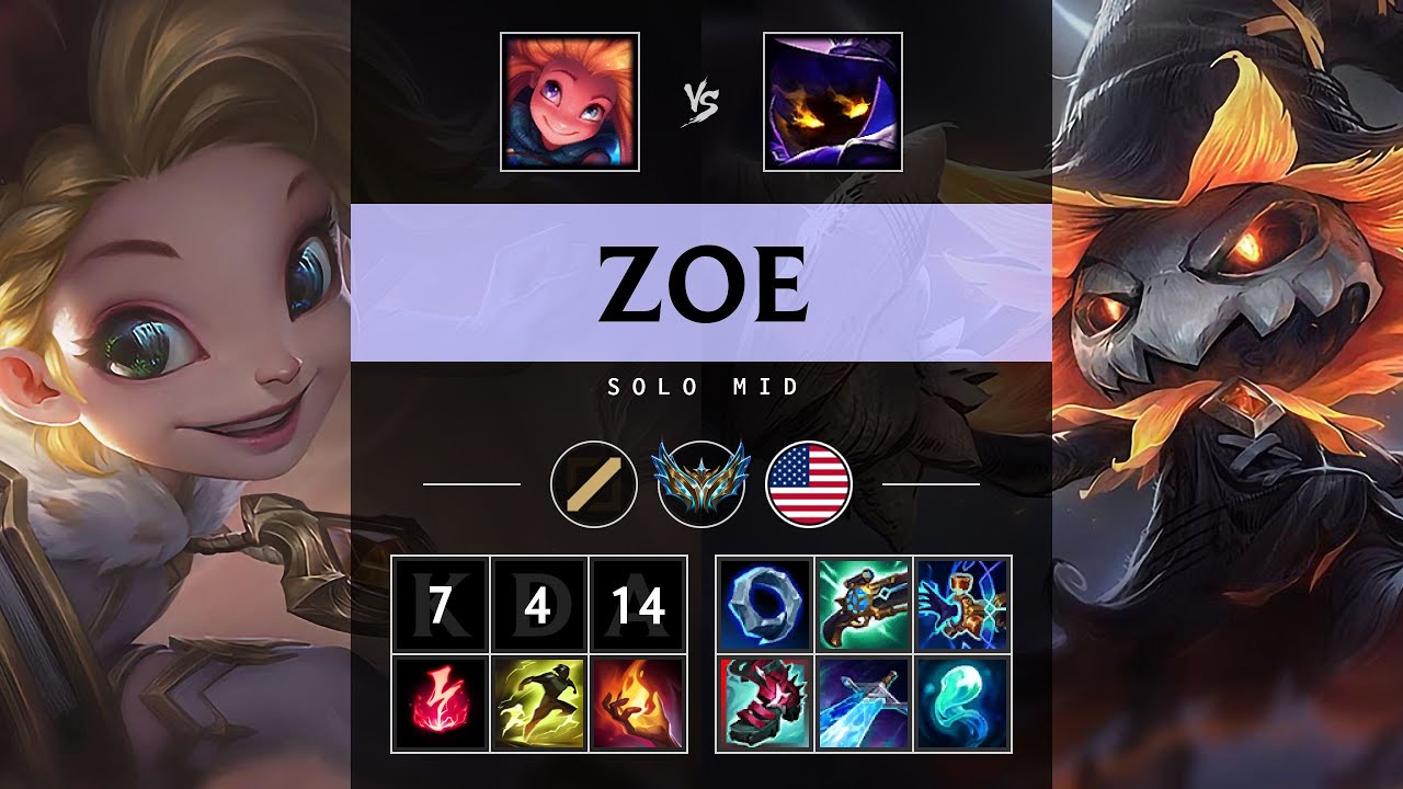 Zoe Mid vs Veigar - NA Challenger Patch 25.21
