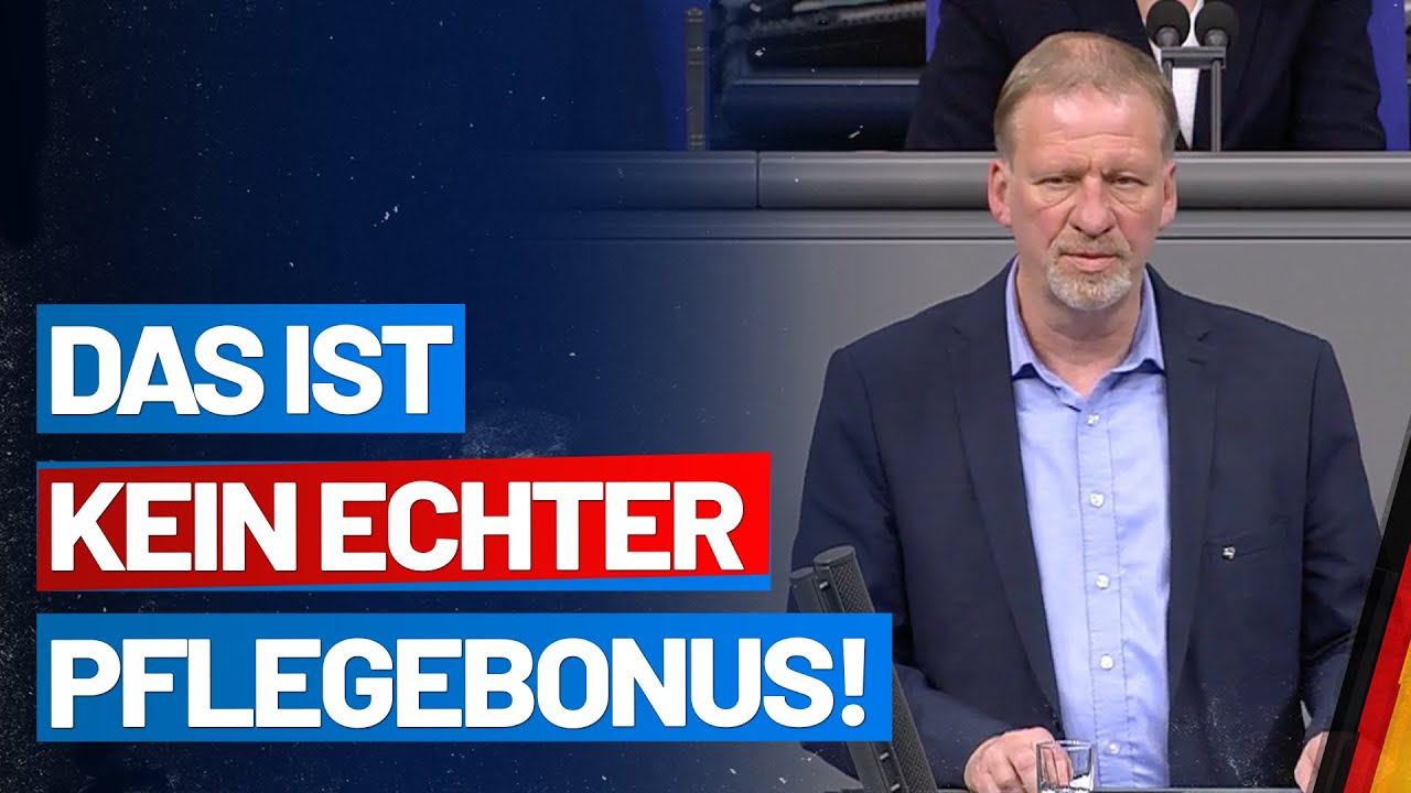Pflegebonus? Ja, aber dann bitte gerecht! Thomas Dietz - AfD-Fraktion im Bundestag