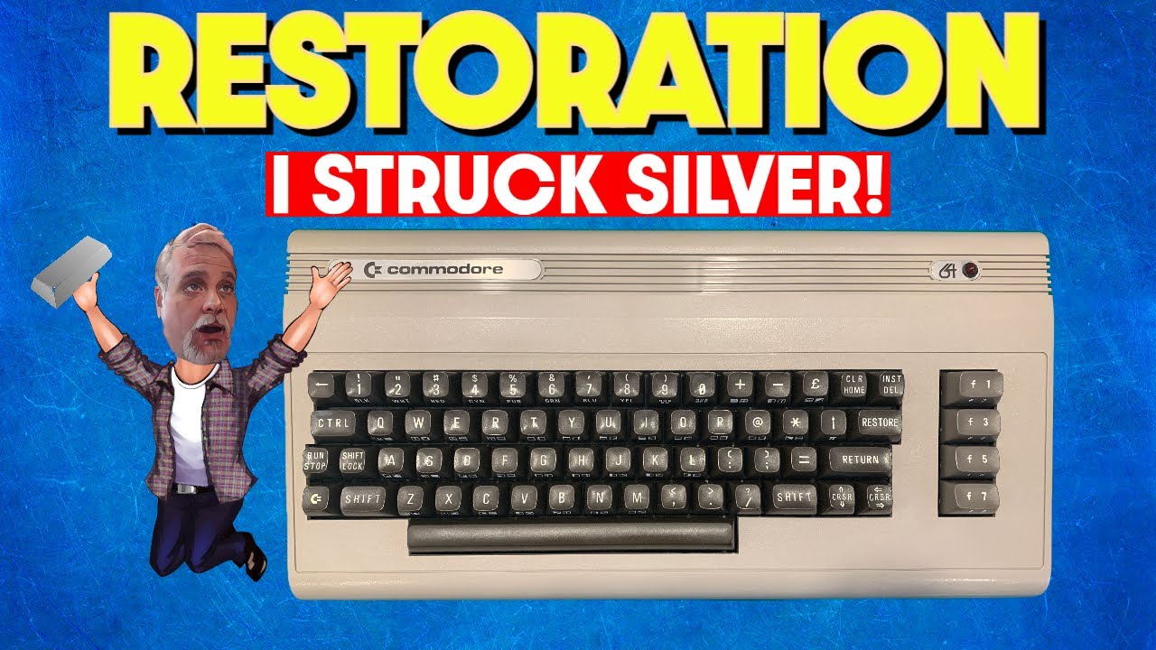 Ретро Ремонтник - Эпизод 10 - Commodore 64 Silver Label Restoration