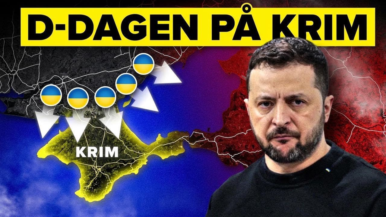 Ukrainas D-dag n&auml;rmar sig &ndash; enorm landstigningsoperation p&aring; Krim v&auml;ntas