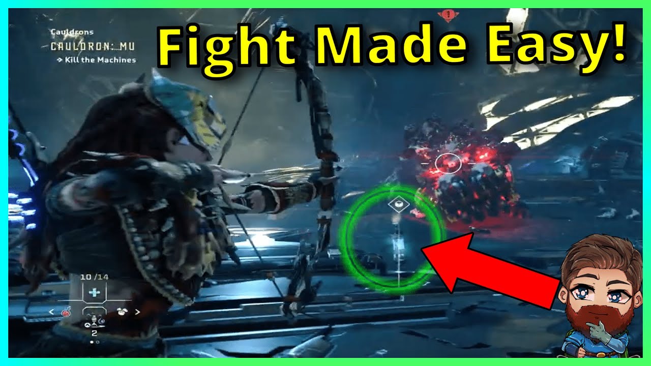 Horizon Forbidden West: Cauldron Mu - Widemaw Boss Fight Made EASY (Very Hard Difficulty)