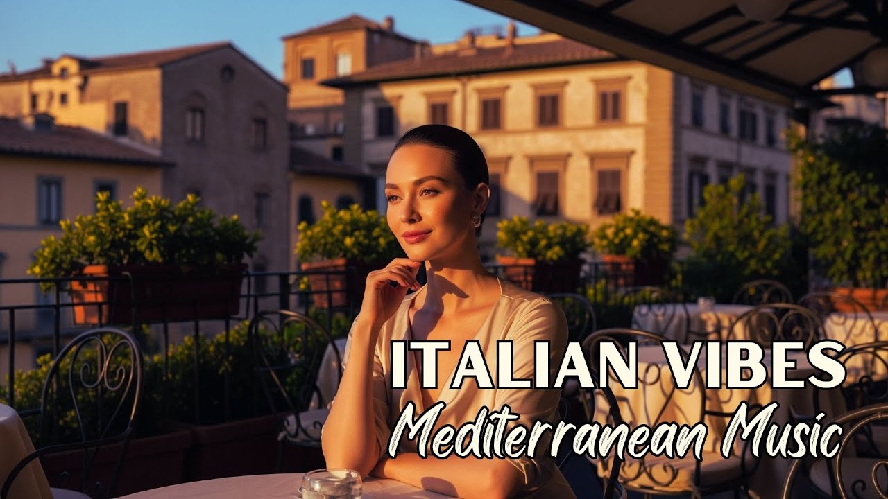 🇮🇹🎶 Italian Instrumental Music 🌊 Scenic Mediterranean Daytime Relaxation at Amalfi Coast ☀️🏖️