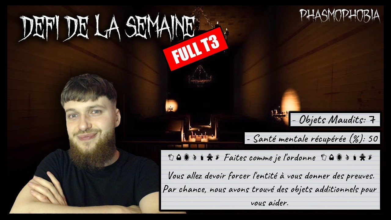 [FR] RETOUR SUR SUNNY MEADOWS ! DEFI DE LA SEMAINE PHASMOPHOBIA