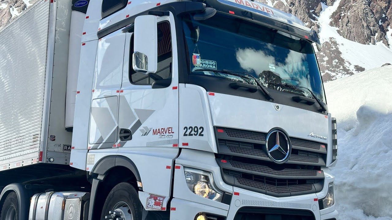 New Actros 480 descendo as cordilheiras dos Andes 🇦🇷 🇨🇱