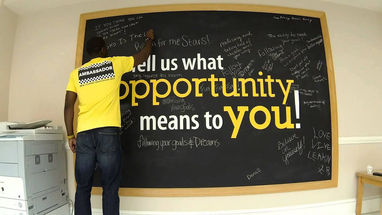 What Opportunity means to Wilmington University