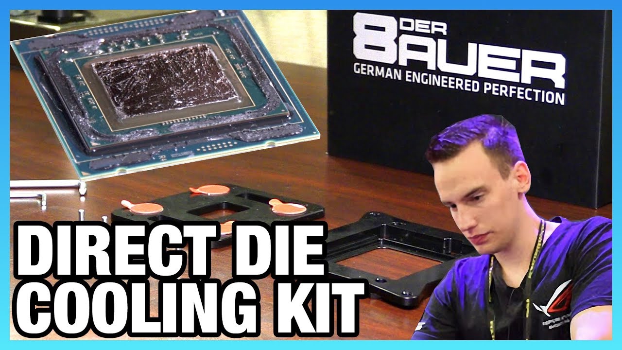 Direct Die CPU Cooling Bracket - No More IHS