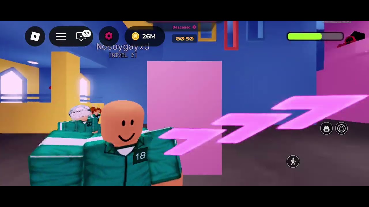 Jugando el juego de calamardo