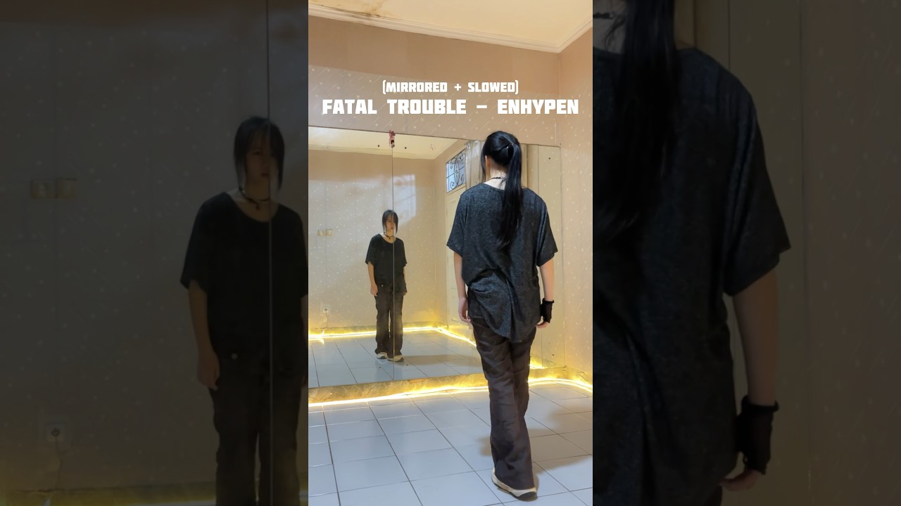 (MIRRORED + 0.75x SPEED) FATAL TROUBLE - ENHYPEN DANCE TUTORIAL | Itstesa Kpop Dance Tutorial