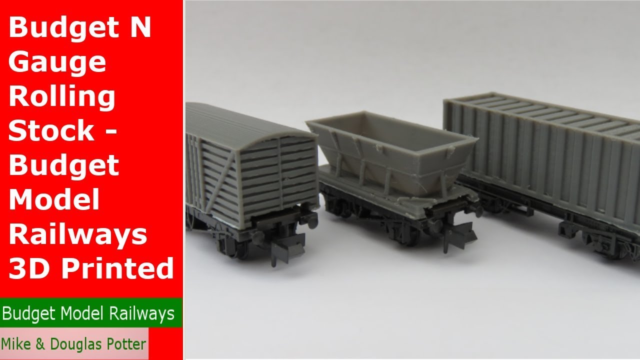 Budget N Gauge Rolling Stock - Budget Model Railways 3D Printed Model Railway Kits