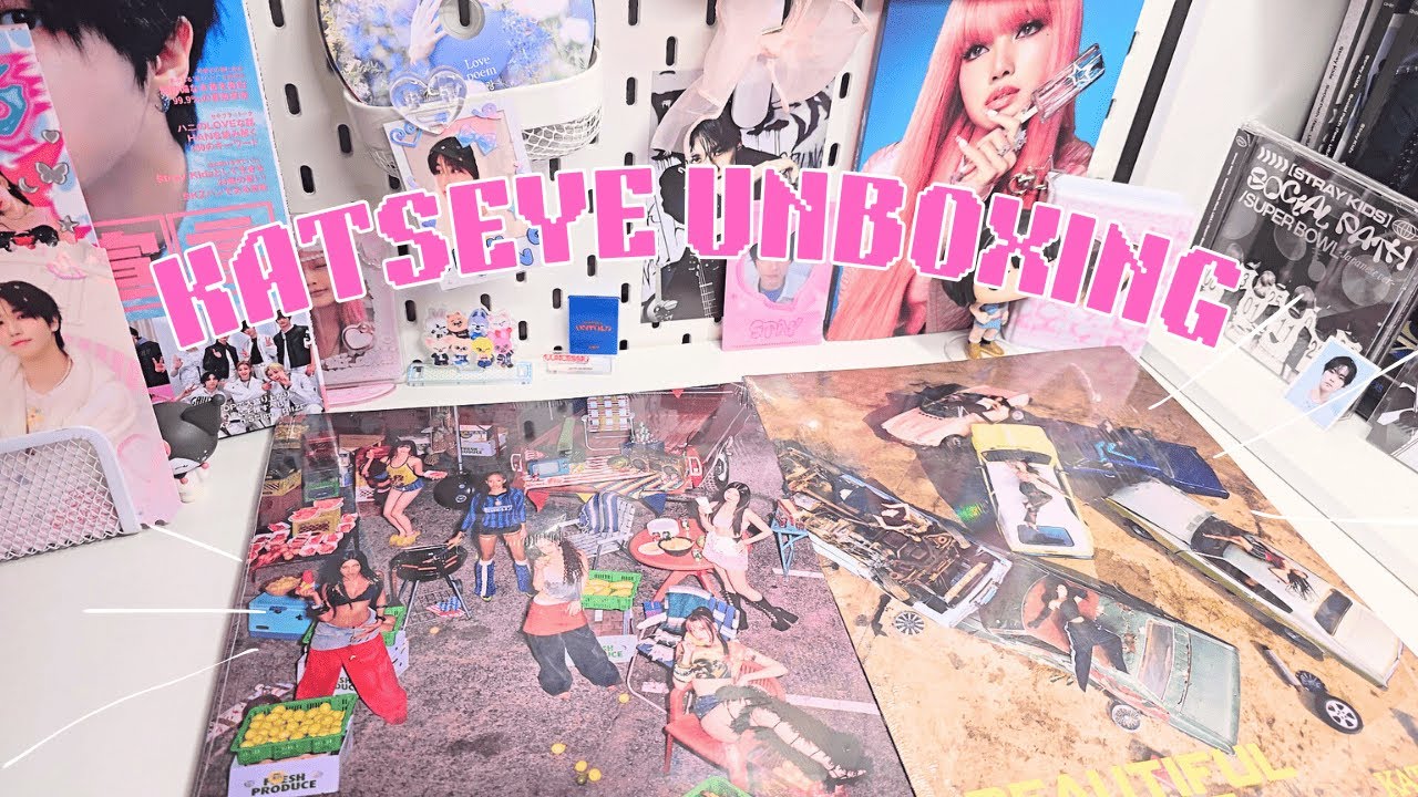 ⋆. 𐙚˚ KATSEYE [ 캣츠아이 ] Beautiful Chaos Album's Unboxing ! [Beautiful version and Chaotic version]
