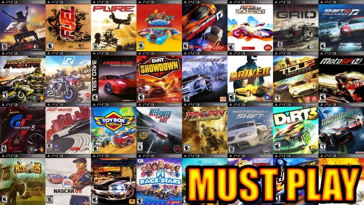 Top 55 Best PS3 Racing/Driving Games  [Must Play!]