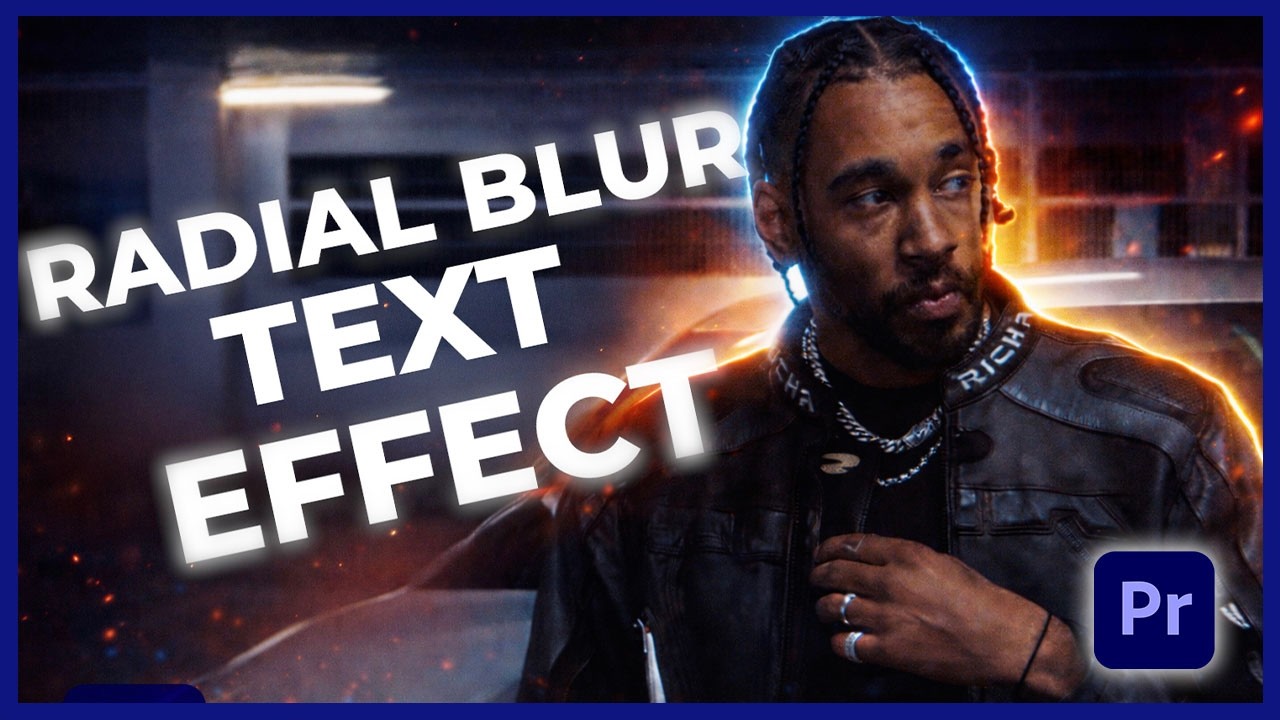 Radial Blur Text Effect in Premiere Pro (No Plugins)