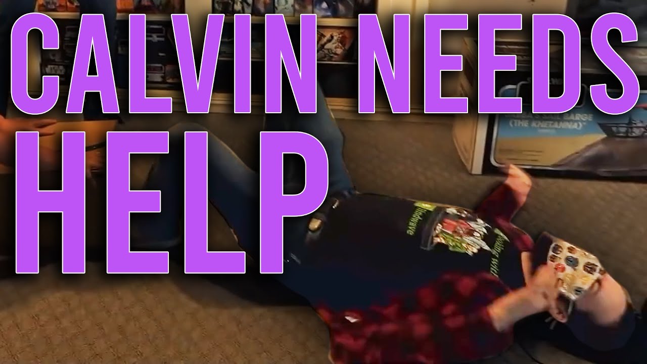 Calvin needing medical attention for 6 minutes