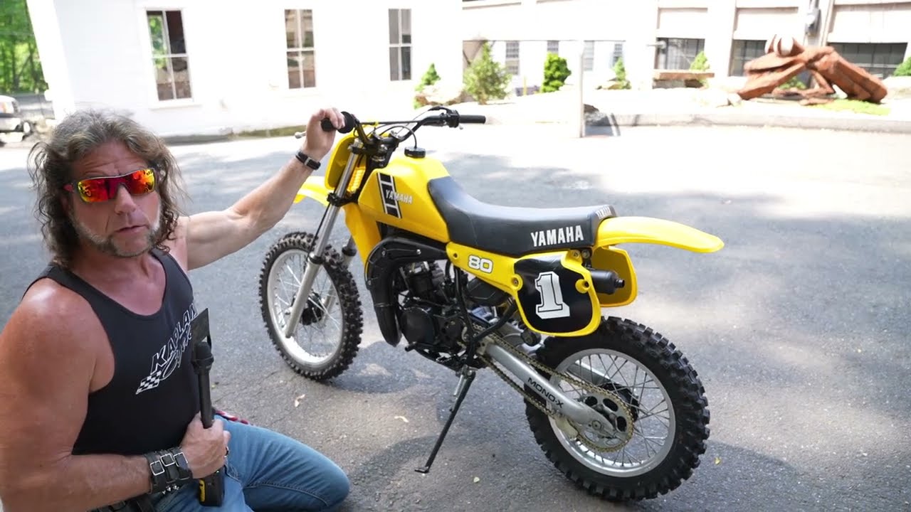 PRISTINE ORIGINAL 1983 YAMAHA YZ80K 2 STROKE FROM THE TIME MACHINE AT KAPLAN CYCLES