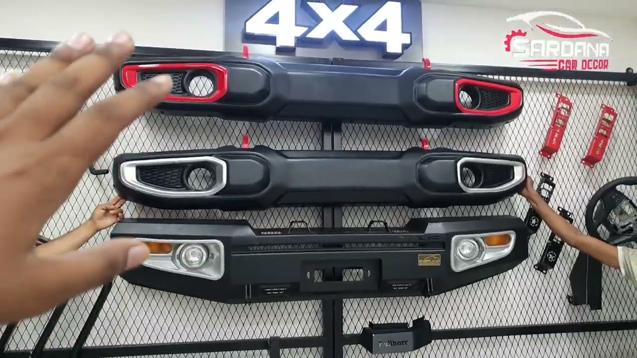 Thar 2023 Modified 🔥 Thar Front Bumper installed ll Thar Modification in Hisar ll #Tharlover