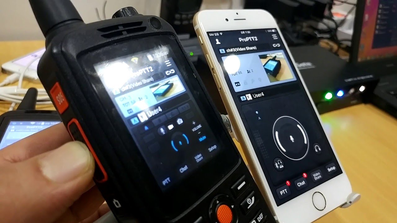 Video Push-To-Talk Using F22 PTT rugged device with ProPTT2