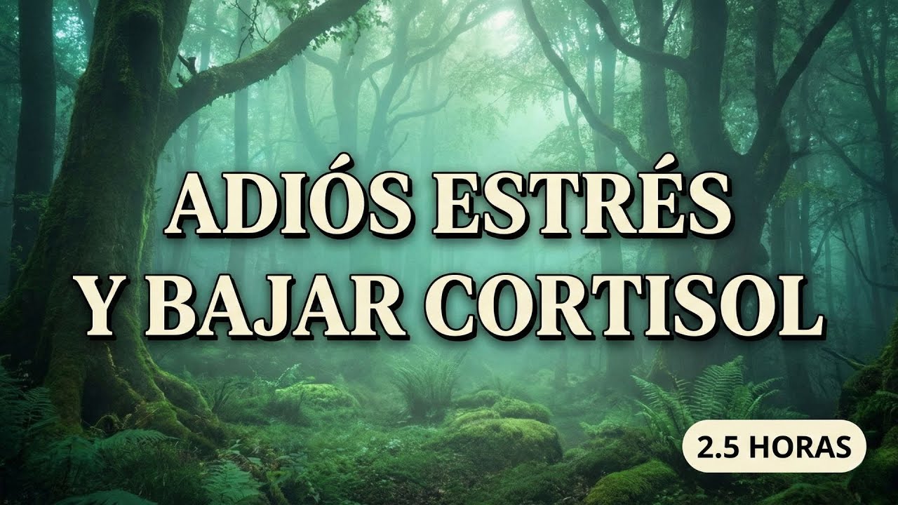 Eliminar Estrés Crónico y Bajar el Cortisol (2.5h) | Ambient Relax (Calma Mental)