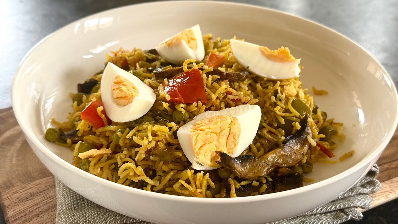 One pot vegetable rice /pulao/kedgeree