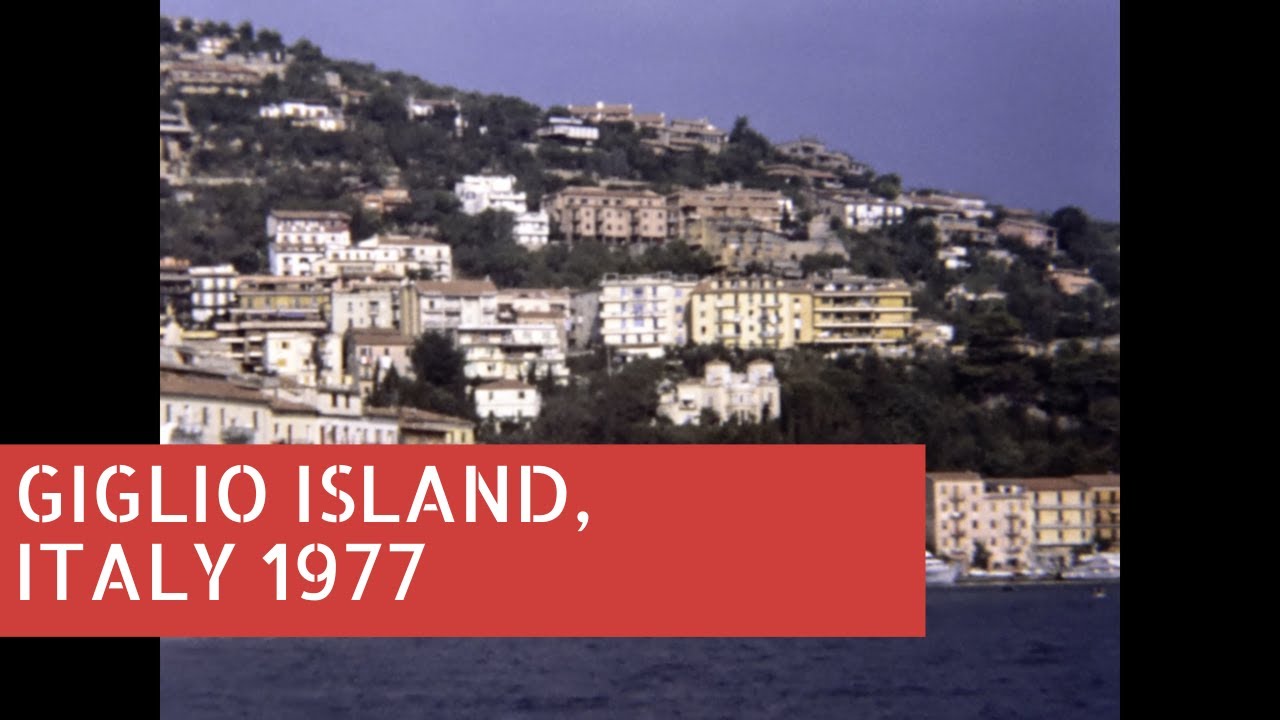 Giglio Island, Italy 1977 Archive Footage