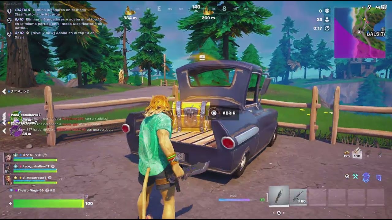 Fortnite / Niv. 135 / Diamante III - 45% / Clasificatoria Recarga
