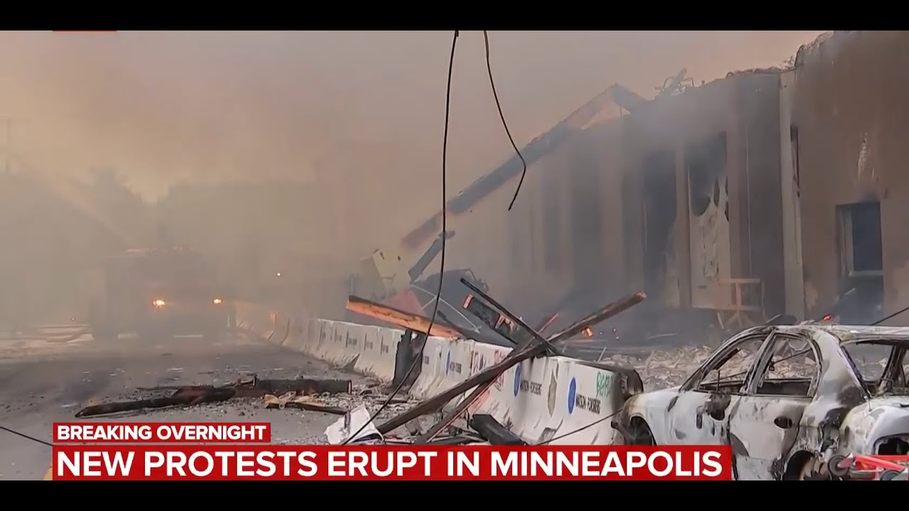 2020 MINNEAPOLIS RIOTS - the city on fire with looting