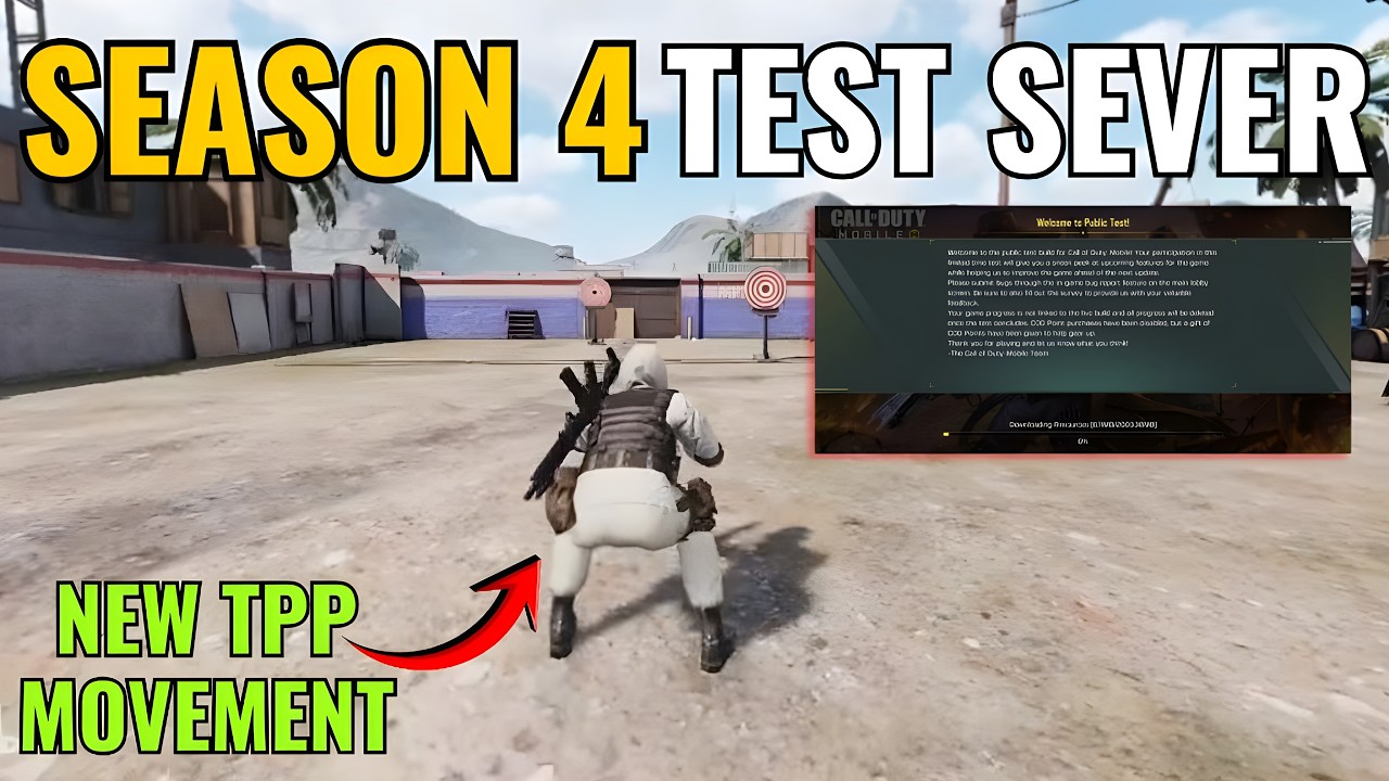 Season 4 Test Server Cod Mobile 2026 | Codm New Tpp Movement Leak | Global & CN Version.
