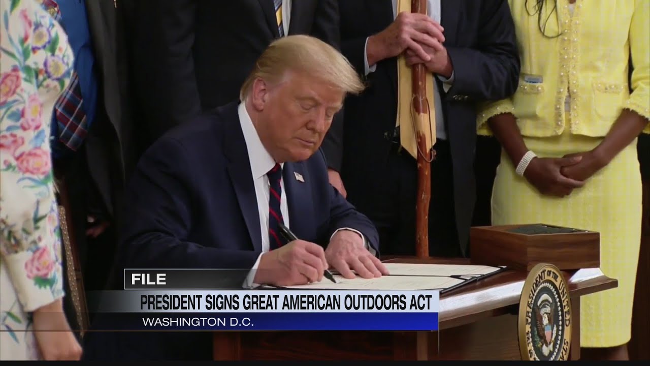 President Trump signs act helping protect Mountain State public lands