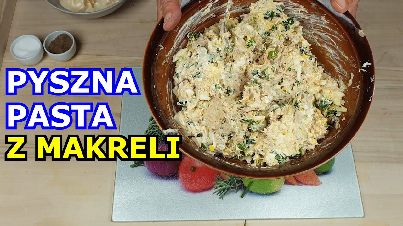 Najlepsza Pasta z Makreli - Jajka, Makrela, Zielona Cebulka, Majonez, Sól, Pieprz! Kuchnia Ogrodnika