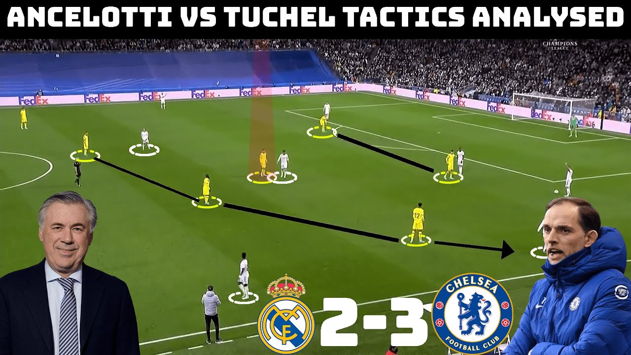 Tactical Analysis : Real Madrid 2-3 Chelsea | How Tuchel Almost Pulled It Off|