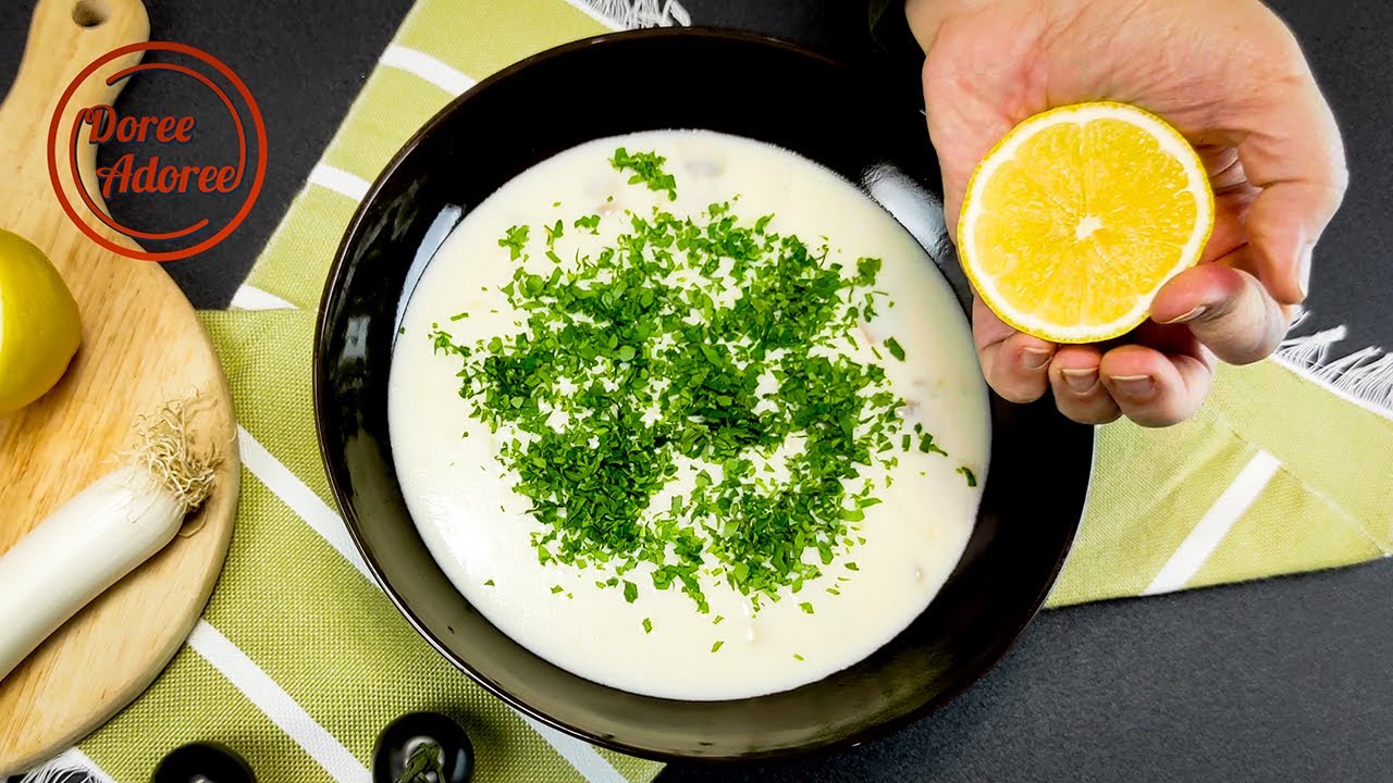 Leek soup 🍄&zwj;🟫😋 The most delicious leek soup in the world is here 🤩