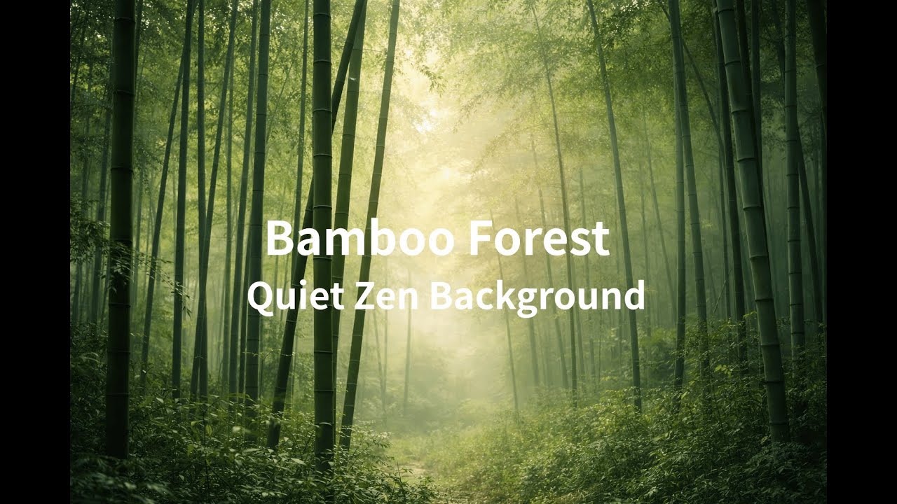 Bamboo Forest – Quiet Zen Background (1 Hour, No Lyrics)