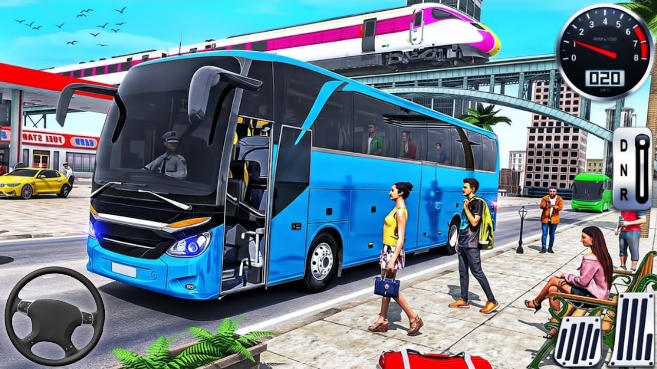 💥 Uphill Offroad Bus Driving Simulator - Android Gameplay