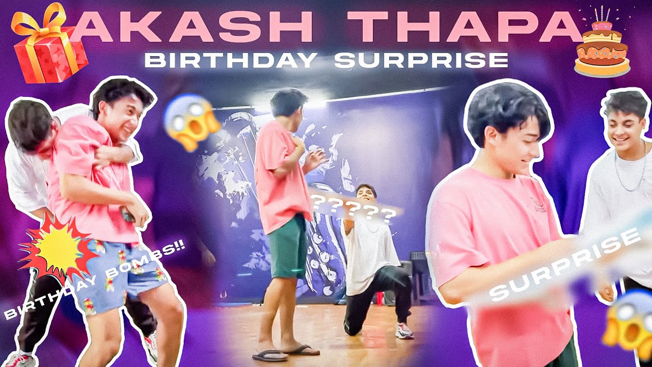 Birthday Suprise @akash_thapa14  | Birthday Bombs 💣🔥 | Yogesh sharma Vlogs