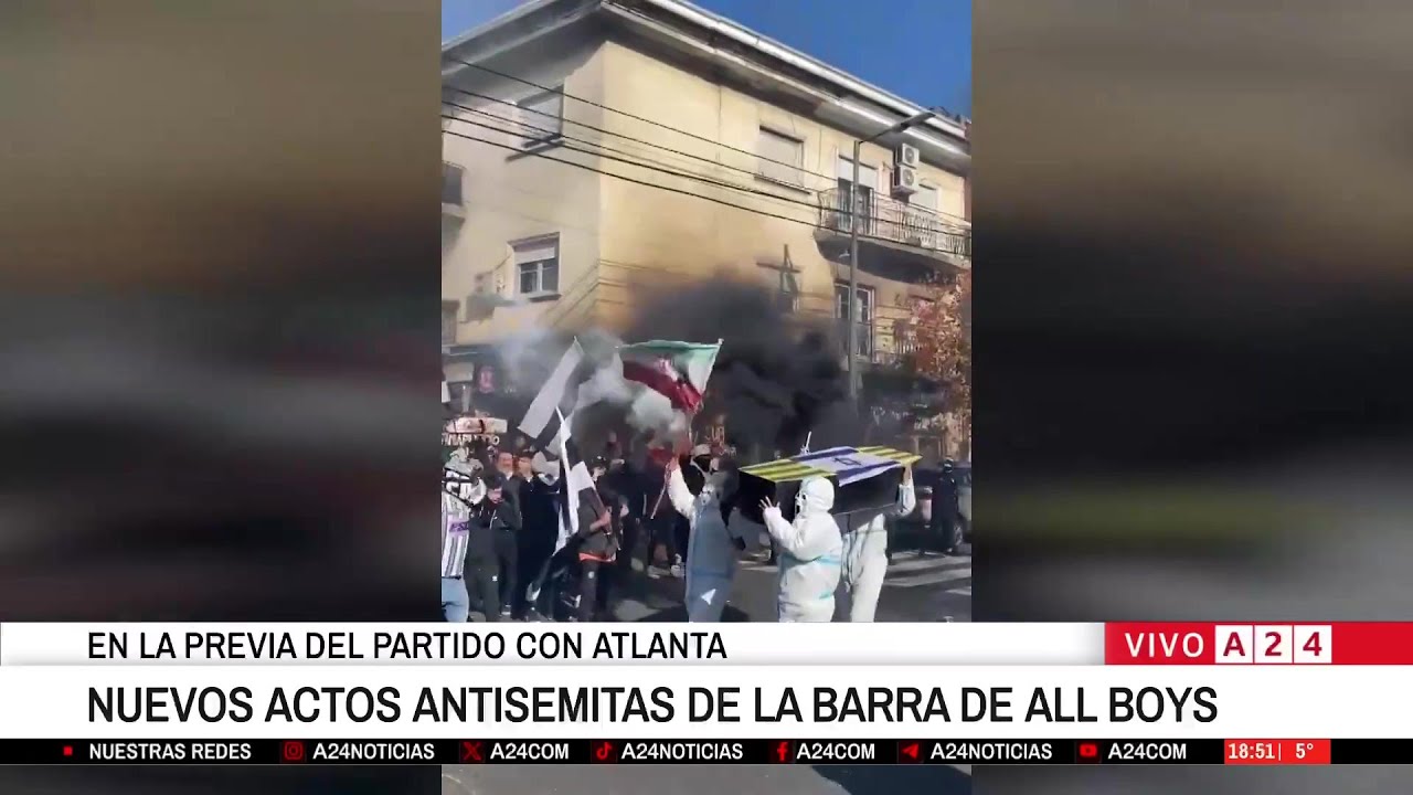 🔴DURA SANCIÓN PARA BARRAS ANTISEMITAS DE ALL BOYS:  LLEVABAN UN ATAÚD CON LA BANDERA DE ISRAEL