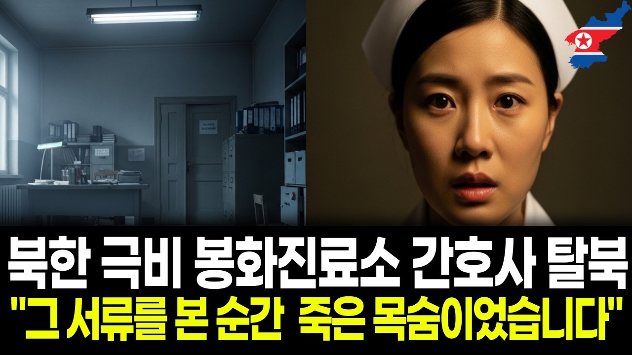 북한 극비 봉화진료소 간호사 탈북, 인민을 위한다던 고위 간부들, 정작 중국 병원을 찾고, 그 안에서 절대 보면 안되는 서류를 봤다