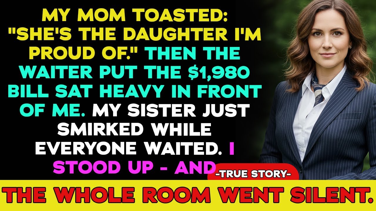 Birthday Toast: “I’m Proud of Her”—Then the $1,980 Bill Landed on Me.
