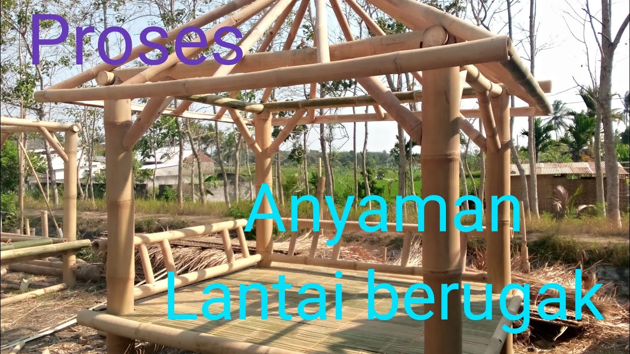 part 4,,cara menganyam lantai berugak bambu,,#bamboo #kerajinan #alternative @Bamboo craf,,berugak99