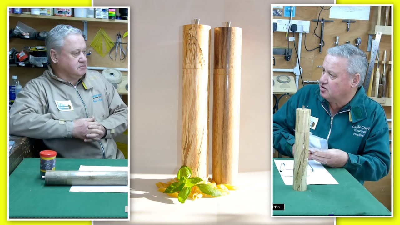 Woodturning | Salt and Pepper Mill Grinders