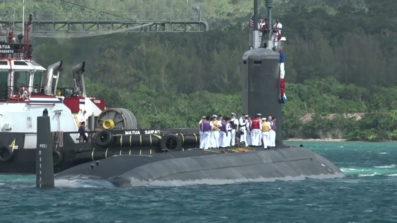 Взгляд изнутри на USS Minnesota, новейшую подводную лодку Гуама
