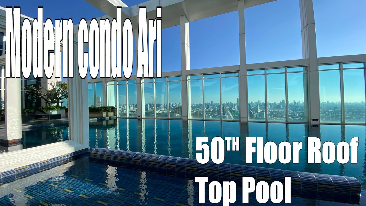 50TH Floor roof top pool condo in Ari