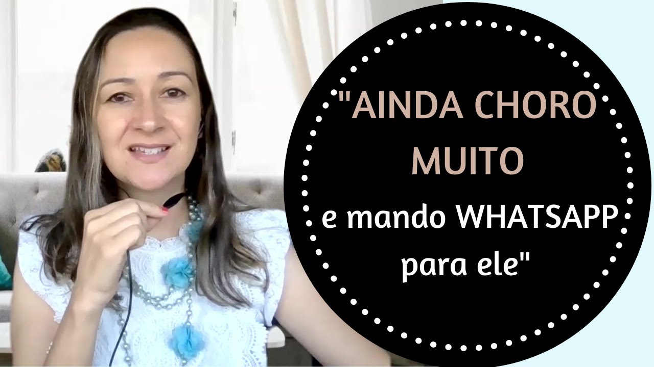 Ainda choro muito e mando mensagem na esperança que ele responda - Renascendo do Luto