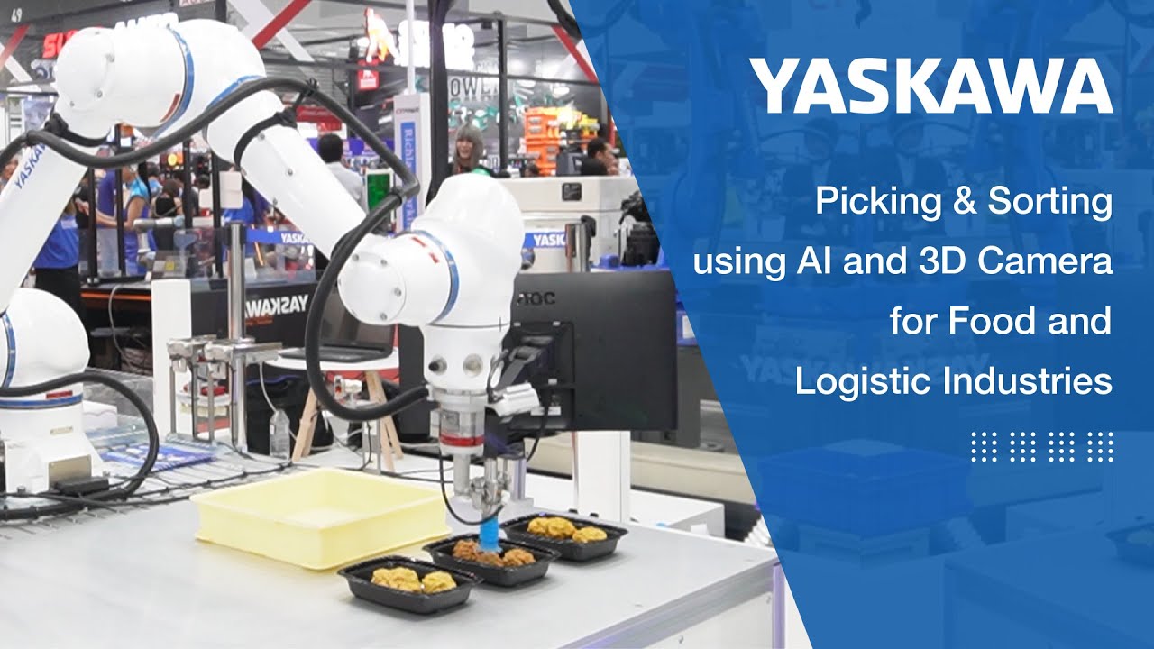 YASKAWA - Picking & Sorting using AI and 3D Camera for Food and Logistic Industries