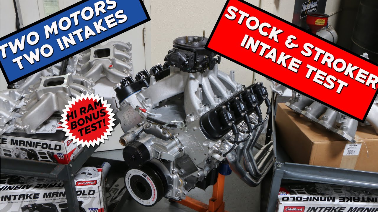 LS3 INTAKE TEST-STOCK VS SUPER VIC-DOUBLE TEST