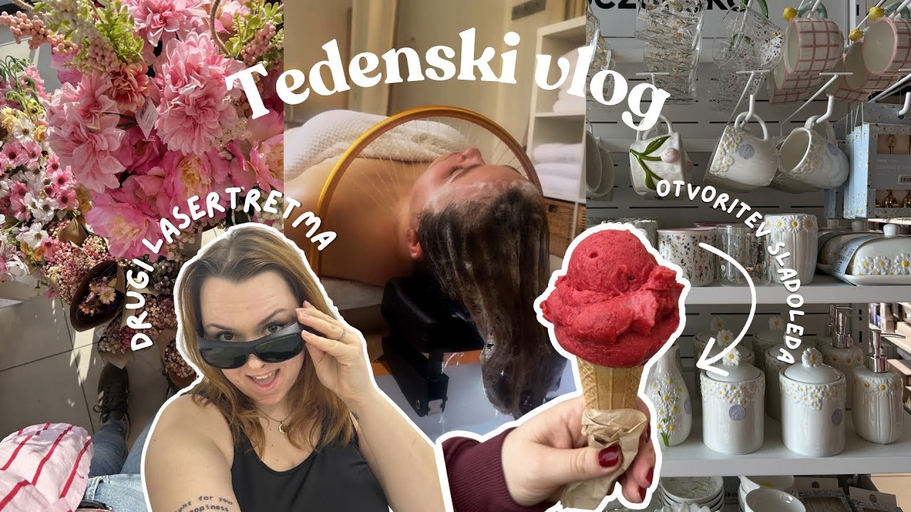Snemalni teden 🎬| TEDENSKI VLOG