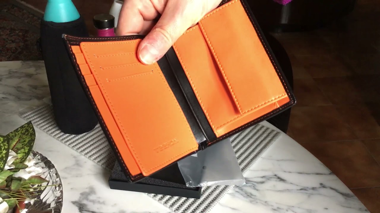 Teehon man leather wallet - Unboxing - 20Apr2021.