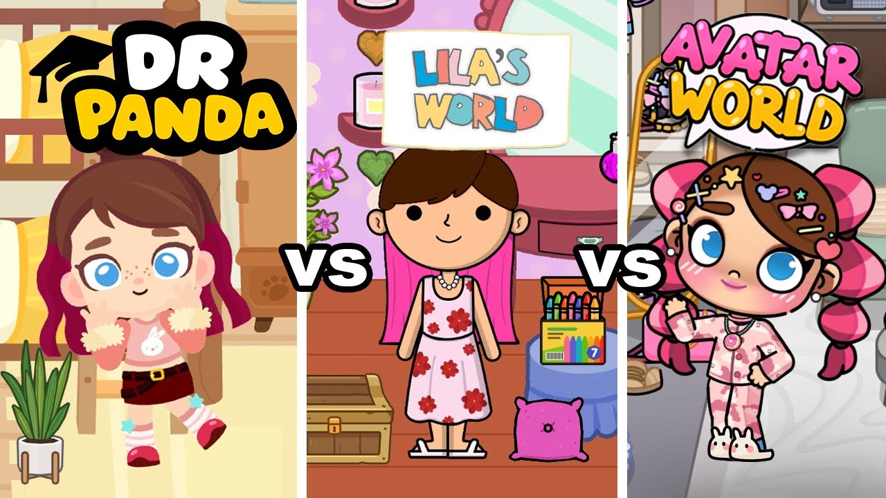 DR PANDA vs LILA'S WORLD vs AVATAR WORLD ¿Cuál es el Mejor? | Sol Games