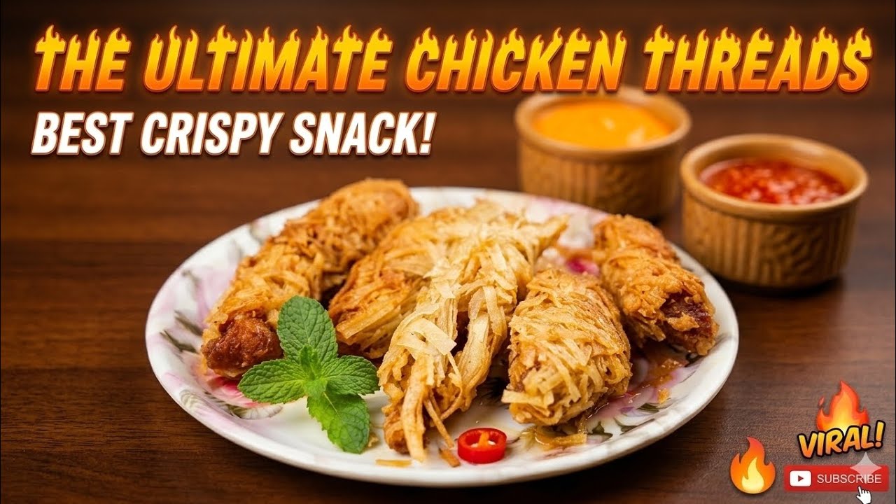 The CRUNCHY Food Secret You NEED to Try! (Chicken Threads Recipe)
